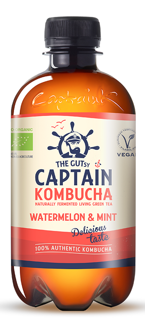 Gutsy Captain Kombucha Zero - Watermelon Mint 400ml