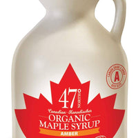 47 North Canadian Organic Grade A Amber Maple Syrup 500ml