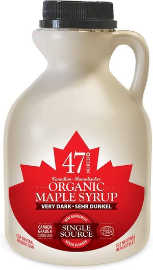 47 North Canadian Organic Grade A Dark Maple Syrup 500ml