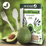 Biofase Avocado Seed Cutlery Set 8 Knives Forks & Spoons Single