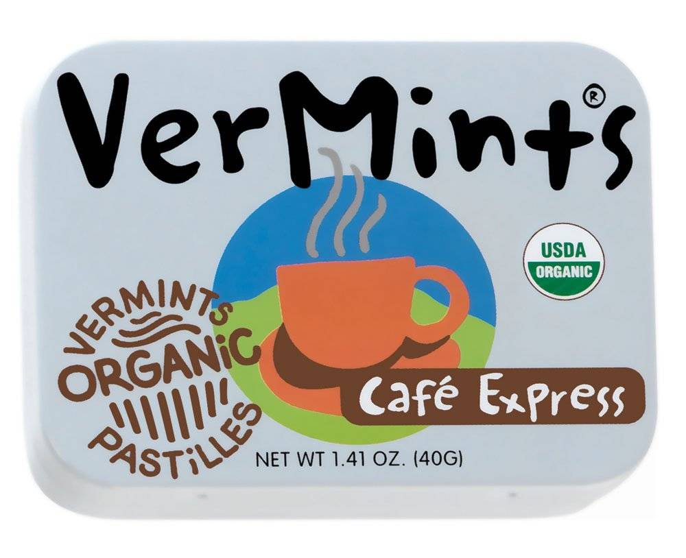 Vermints Organic Cafe Express Mints 40g x 6