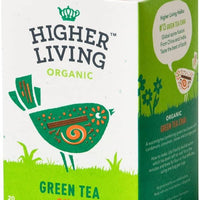 Higher Living Organic Green Tea 20 Bags x 4