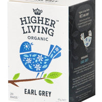 Higher Living Organic Earl Grey 20 Bags x 4