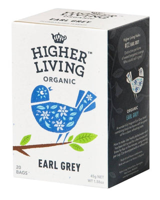 Higher Living Organic Earl Grey 20 Bags x 4