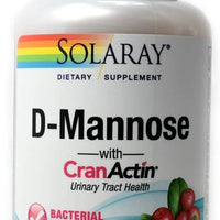 Solaray D-Mannose With Cranactin 1000mg Vcaps 120s