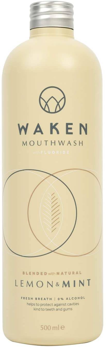 Waken Mouthcare Lemon & Mint Mouthwash 500ml x 6