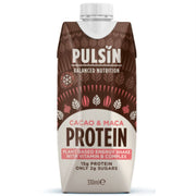 Pulsin Cacao & Maca Ready To Drink Protein Shake 330ml x 12