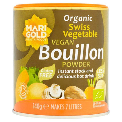 Marigold Organic Less Salt Bouillon 140g