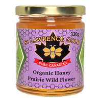 St Lawrence Gold Organic Prairie Wild Flower Honey 330g