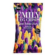 Emily Crisps Sweet Potato Sticks - Sea Salt 35g x 12