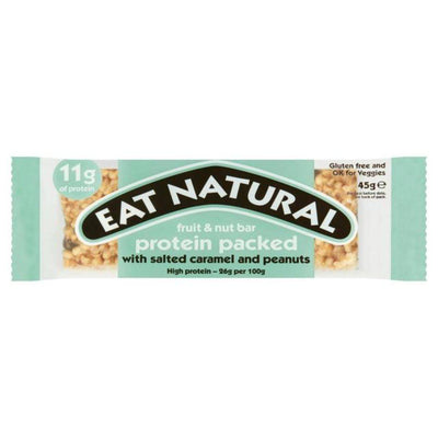 Eat Natural Protein Packed Salted Caramel Bar 45g x 12
