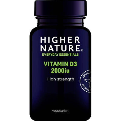 Higher Nature Vitamin D3 2000iu Capsules 60s