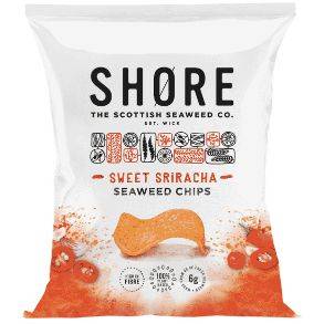 Shore Seaweed Chips - Sweet Sriracha Chilli 25g x 24