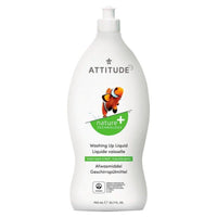 Attitude Washing Up Liquid - Green Apple & Basil 700ml