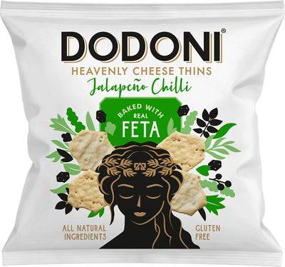 Dodoni Feta Jalapeno Thins 22g x 10