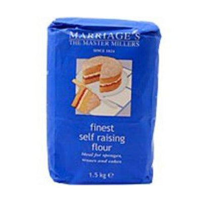 Marriages - Finest Self Raising Flour - White 1.5kg x 5