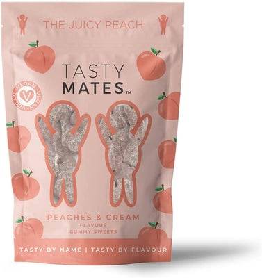 Tasty Mates The Juicy Peach Gourmet Gummy Sweets 138g x 12