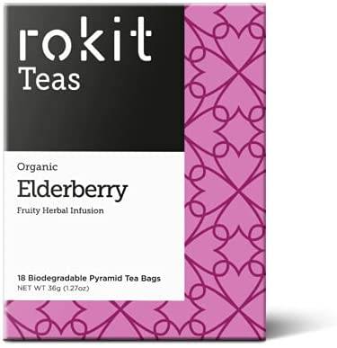 Rokit Org Elderberry Infusion Tea 18 Bags x 6