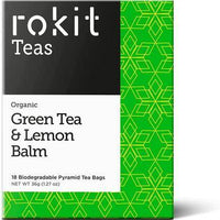 Rokit Org Green Tea & Lemon Balm 18 Bags x 6