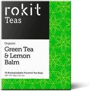 Rokit Org Green Tea & Lemon Balm 18 Bags x 6