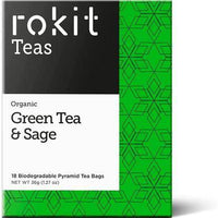 Rokit Org Green Tea & Sage Leaf 18 Bags x 6