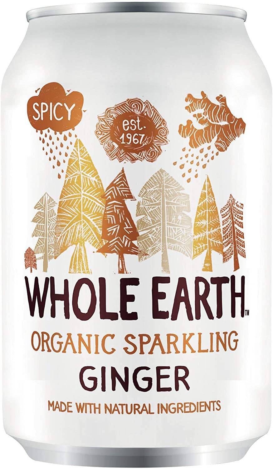 Whole Earth (D) Ginger Drink Multipack (330mlx4)