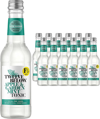 Twelve Below Apple & Garden Mint Low Sugar Tonic Water 500ml x 12