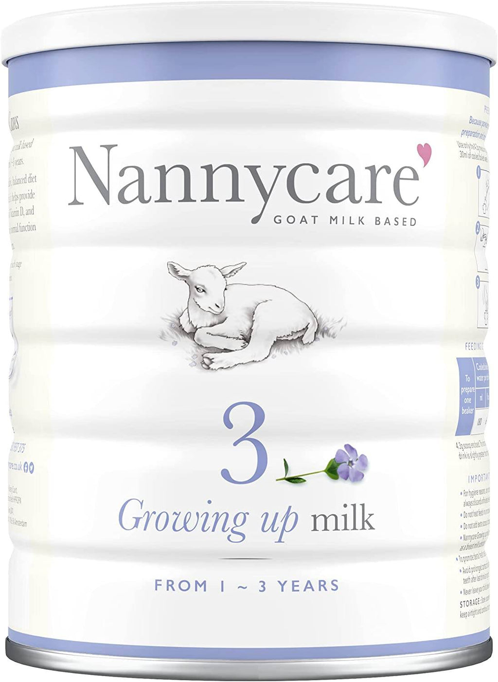 Nannycare Stage 3 Growing Up Milk 1-3yr 900g