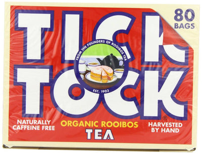 Tick Tock Organic Rooibos Tea 80 Bags x 4