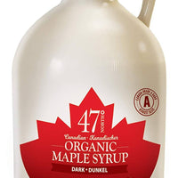 47 North Grade A Dark Robust Organic Maple Syrup 1Ltr