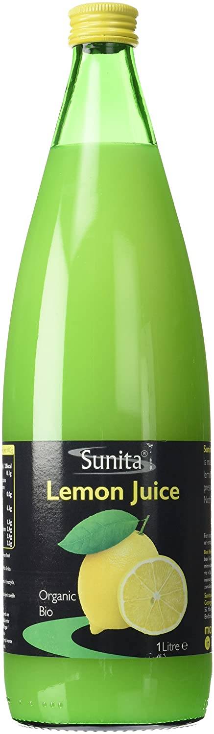 Sunita Lemon Juice - Organic 1Ltr