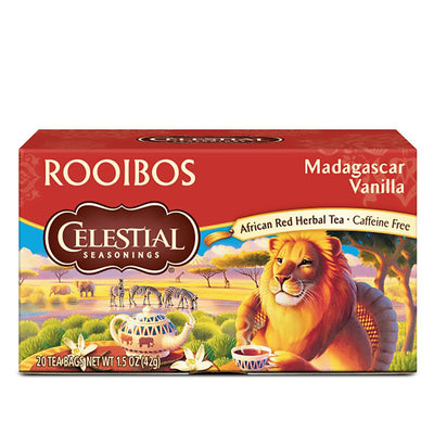 Celestial Madagascar Vanilla Rooibos Tea 20 Bags x 6