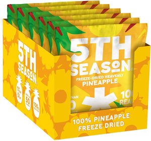 5th Season Freeze Dried Pineapple Bites 12g x 6