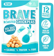 Brave Sea Salt & Vinegar Roasted Chickpeas 35g x 12
