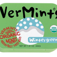 Vermints Organic Wintergreen Mints 40g x 6