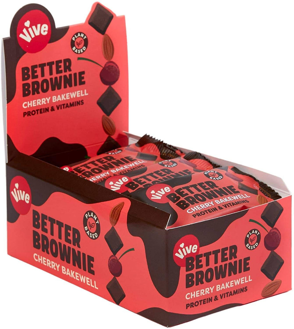 Vive Better Brownies - Cherry Bakewell 35g x 15