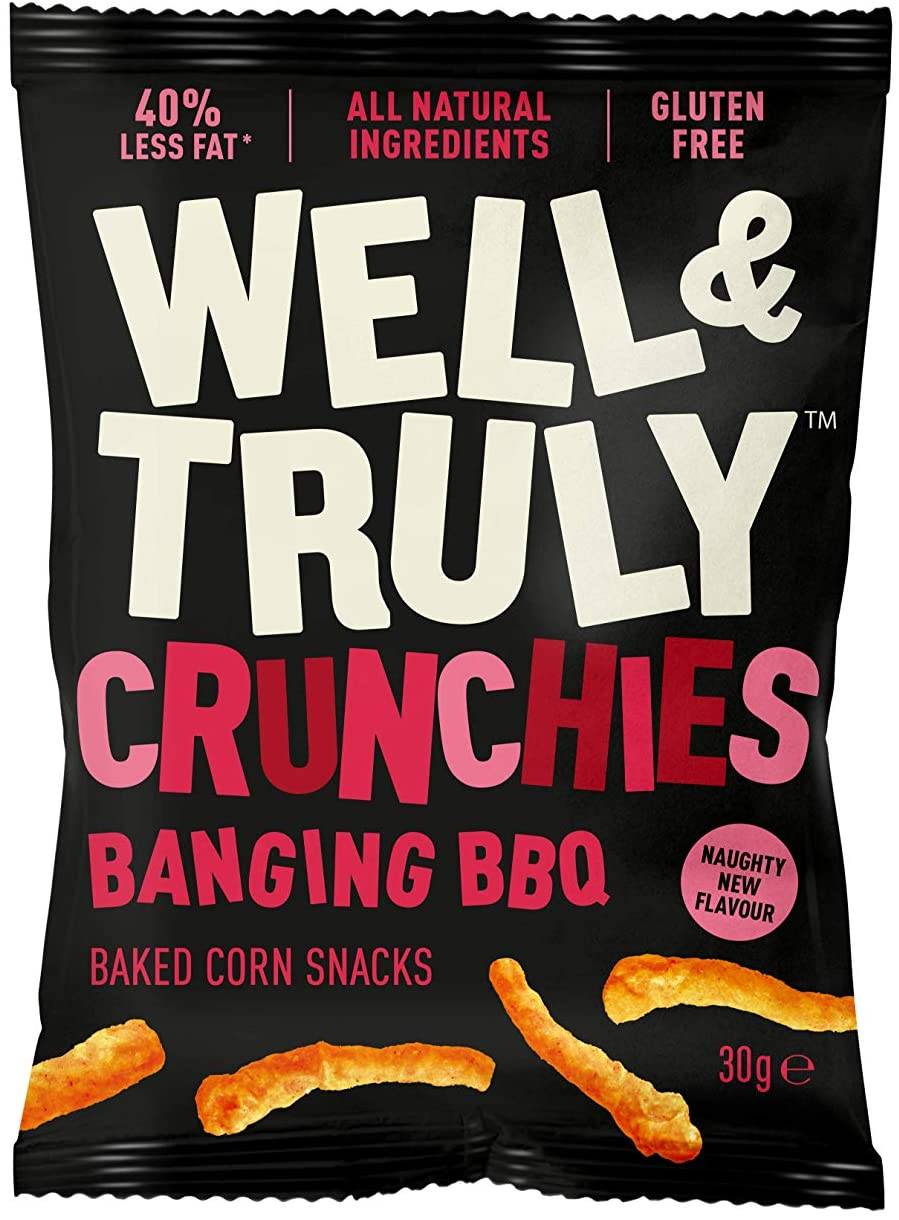 Well & Truly Crunchies - Banging Bbq 30g x 10