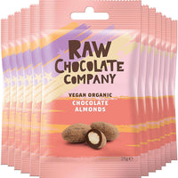 Raw Choc Co Chocolate Almonds Snack Pack 25g x 12