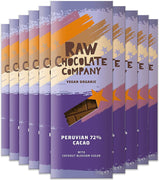 Raw Choc Co Peruvian 72% Chocolate 70g x 10