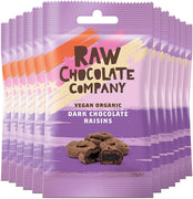 Raw Choc Co Chocolate Raisins Snack Pack 28g x 12