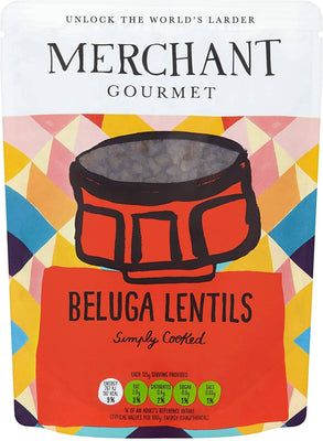 Merchant Gourmet Beluga Lentils 250g x 6