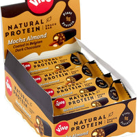 Vive Mocha Almond Protein Bar 49g x 12