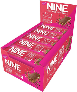 NINE Chia & Berries seed Bar 40g x 20