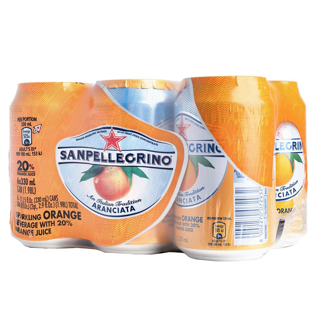 San Pellegrino Fruit Beverage - Orange Multipack (330mlx6) x 4