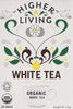 Higher Living Organic White Tea 20 Bags x 4