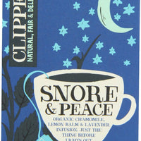 Clipper Snore & Peace Tea 20 Bags x 4
