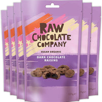 Raw Choc Co Chocolate Raisins 125g x 6