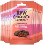 Raw Choc Co Chocolate Goji Berries Snack Pack 28g x 12