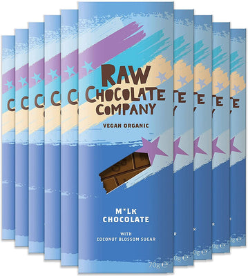 Raw Choc Co M*lk Chocolate 70g x 10