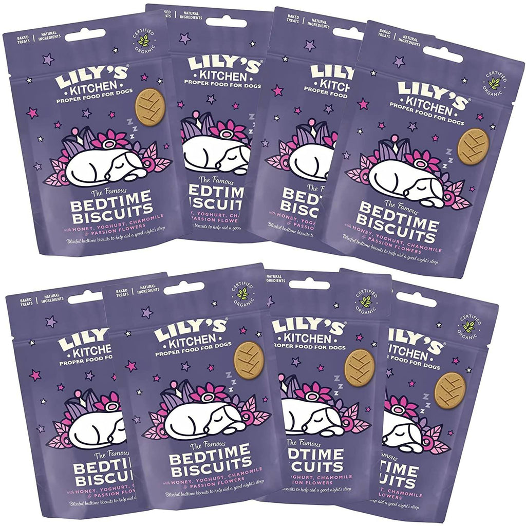 Lilys Kitchen Organic Bedtime Biscuits Dog Treat 80g x 8
